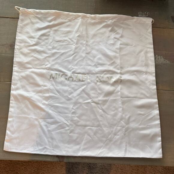 Michael Kors White Satin Drawstring Dust Bag - Picture 1 of 5